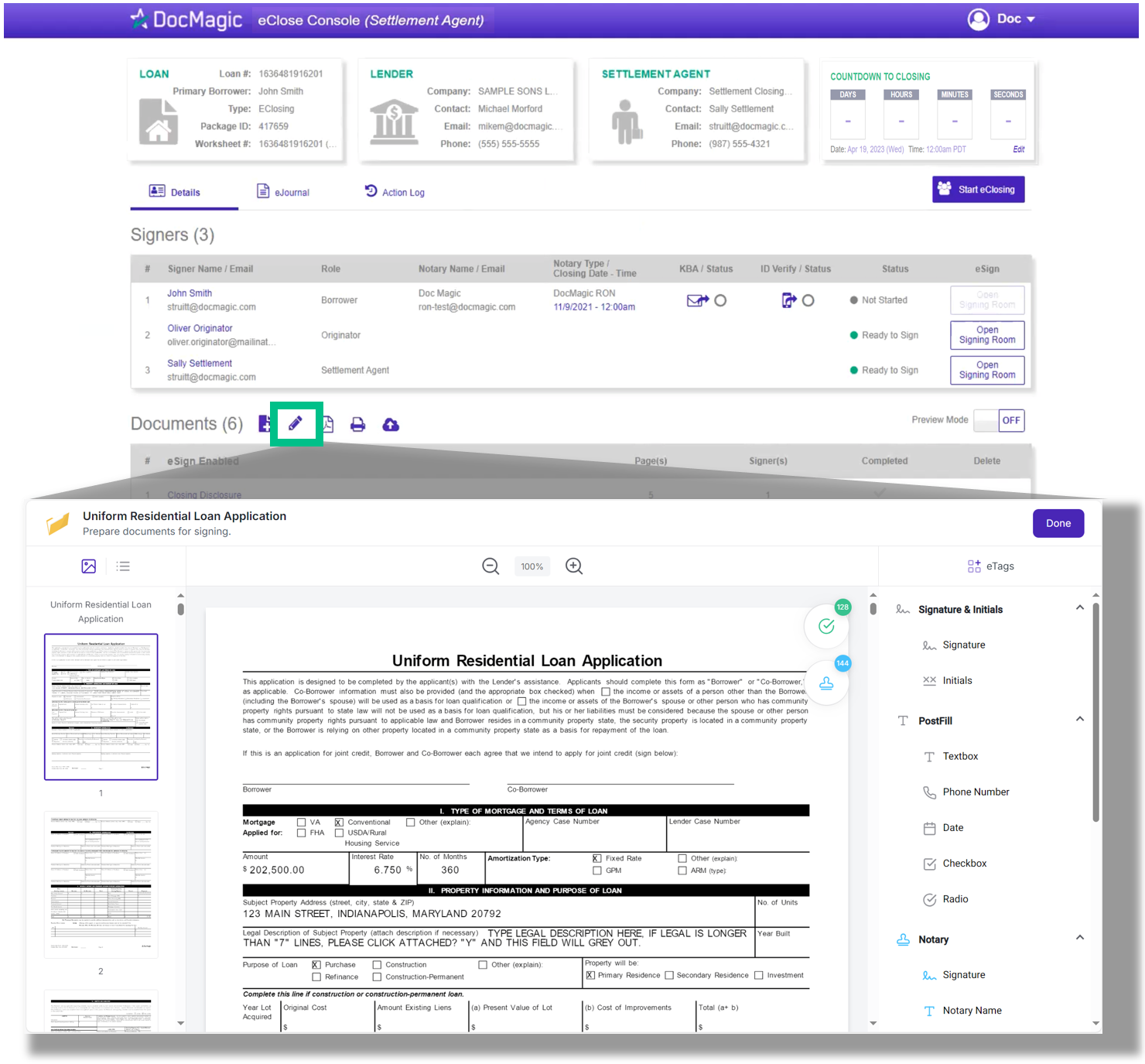 document editor